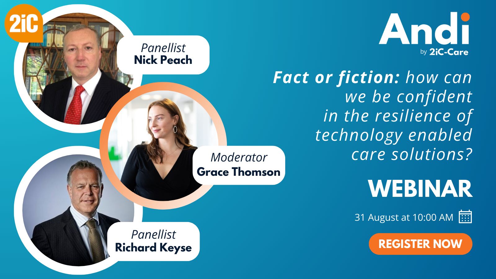 Webinar on demand- Fact or fiction: how can we be confident in the resilience of technology enabled care solutions?