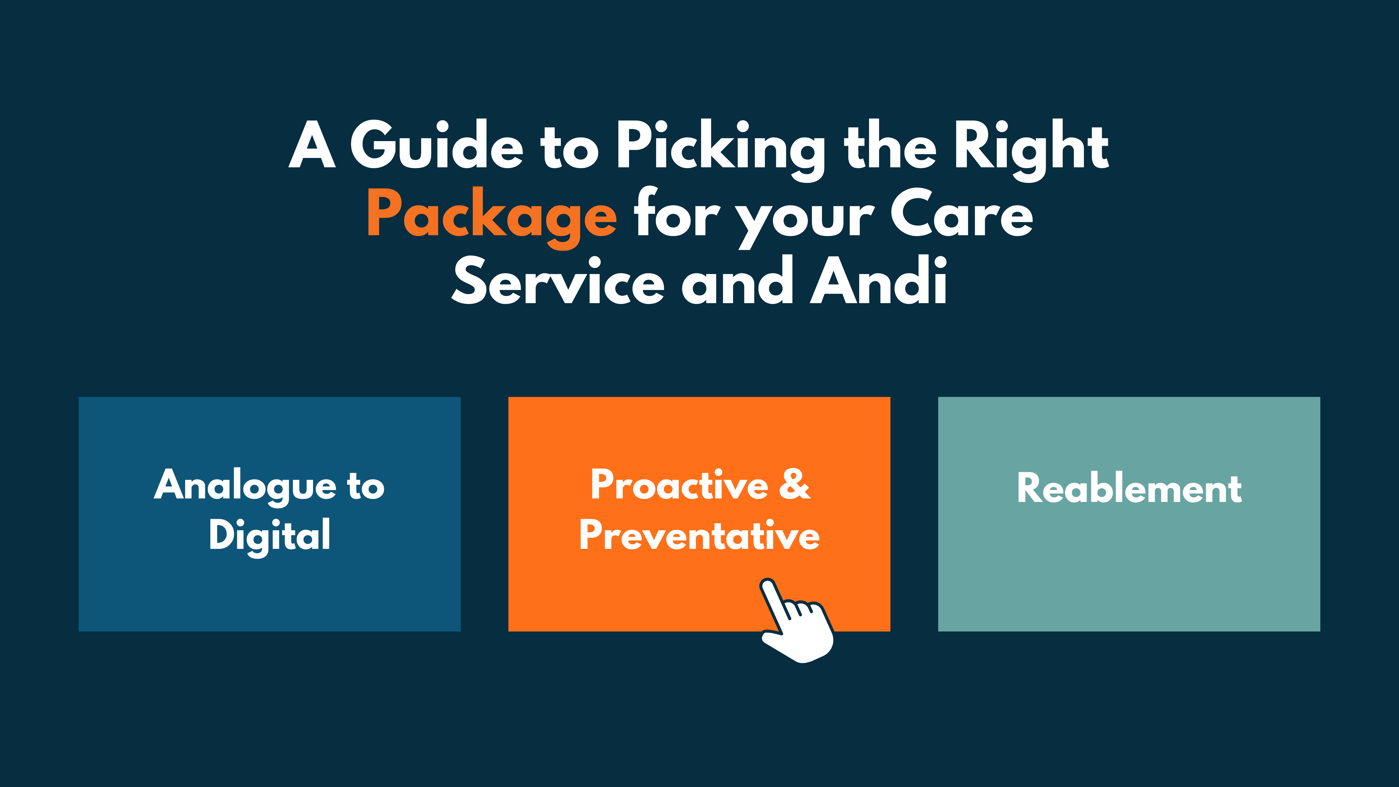 A Guide to Picking the Right Package for your Care Service & Andi